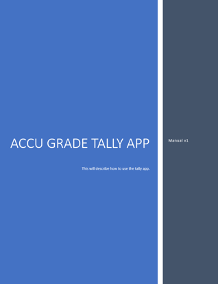 Picture of Accu-Grade Instruction Manual